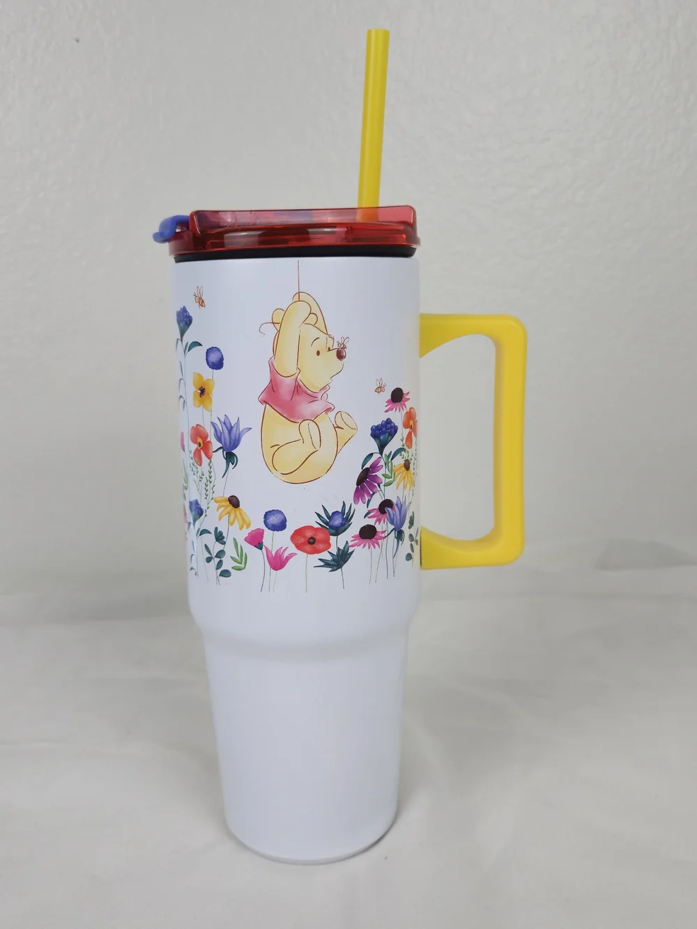 Disney Winnie the Pooh Floral 30oz Stainless Steel Tumbler